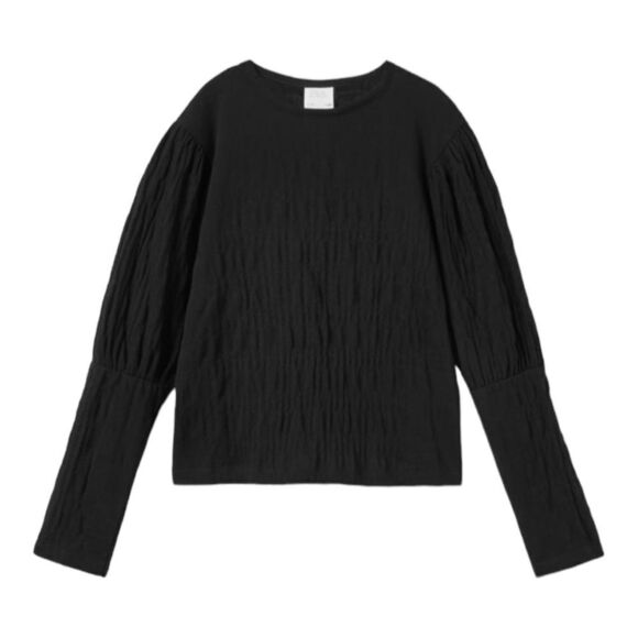 ZARA Kids | Black | BASIC TEXTURED SHIRT - Picture 2 of 5